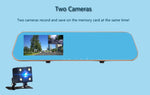 Mirror car camera video recorder 1080P