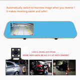 Mirror car camera video recorder 1080P