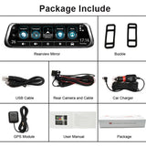 Mirror car cam HD 1080P 4g & WIFI & GPS