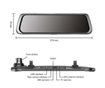 Mirror car cam HD 1080P 4g & WIFI & GPS