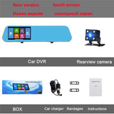 Mirror car camera video recorder 1080P