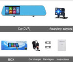 Mirror car camera video recorder 1080P